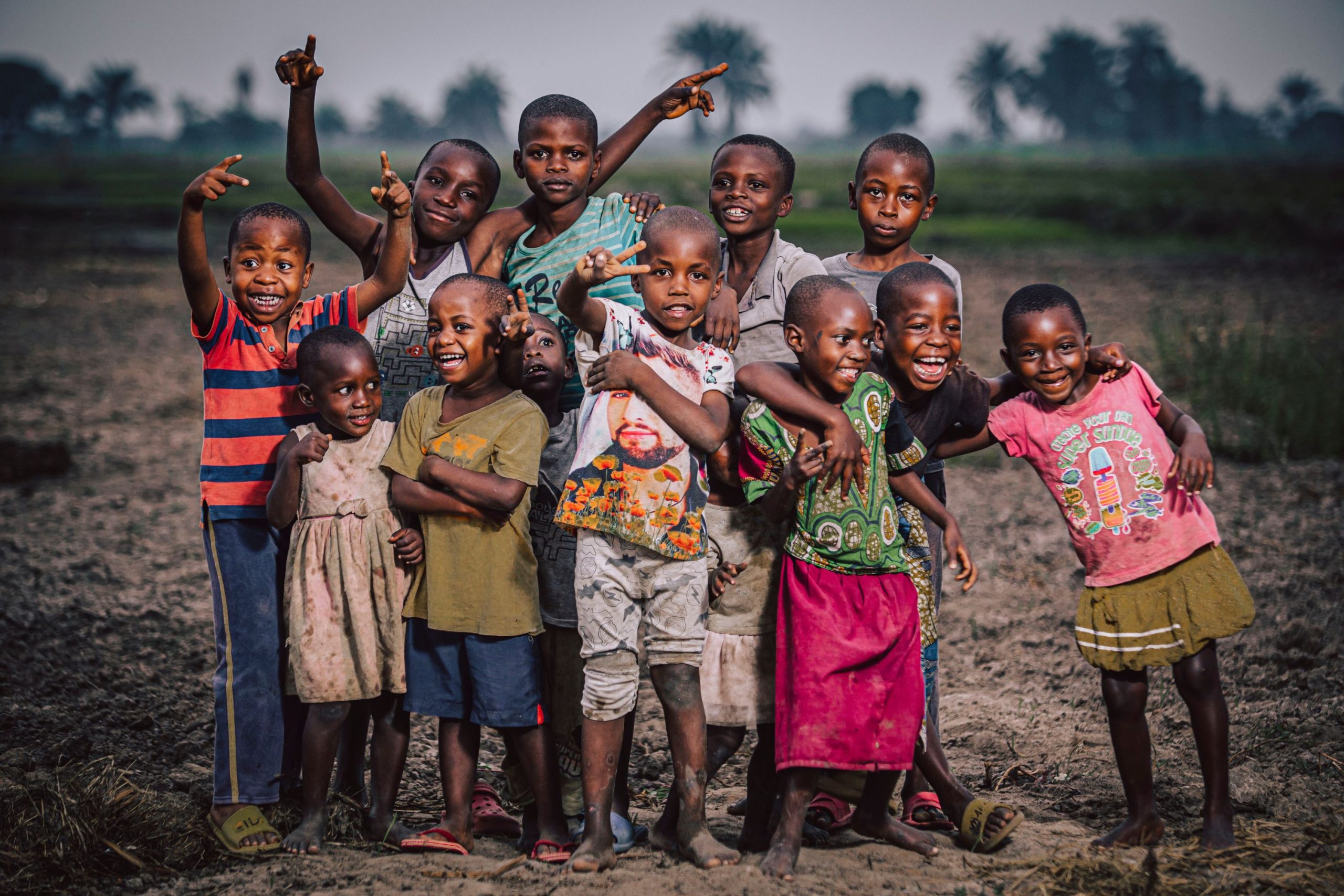 Children smiling together